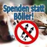 Spenden statt Böller!