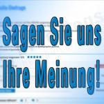 Umfrage zur Website